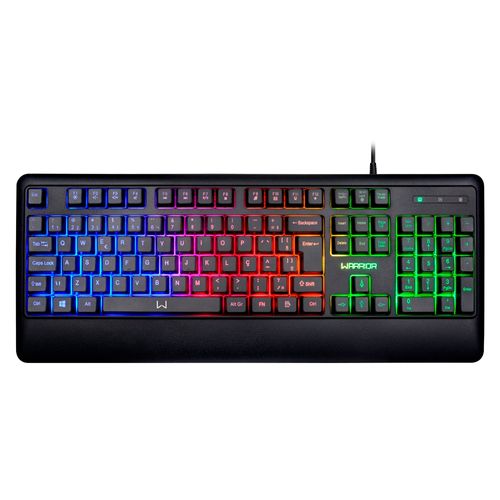 Teclado Legacy Membrana Com Fio Preto Warrior - TC315OUT [Remanufaturado]