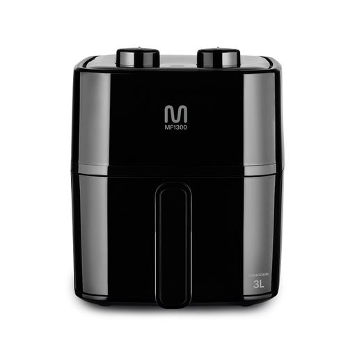 Fritadeira Elétrica Air Fryer MF1300 3L 1200W 127V Preta Multi - GO250OUT [Remanufaturado]