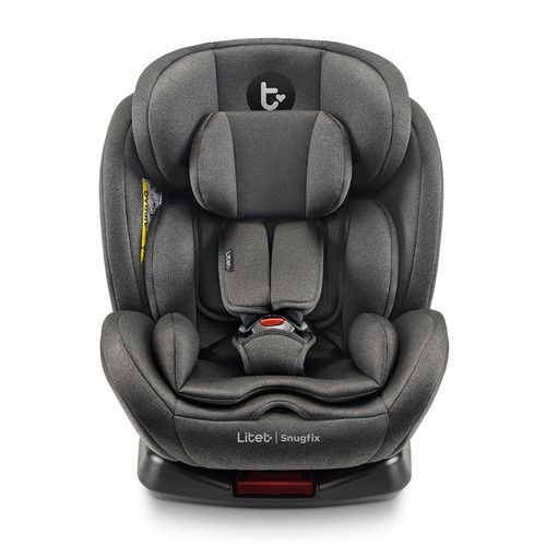 Cadeirinha infantil para carro Snugfix 0-36 Kgs Isofix com Rotação Preta Litet - BB453