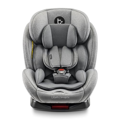 Cadeirinha Infantil para carro 0-36 Kgs Isofix Com Rotação Snugfix Cinza Litet - BB454OUT [Remanufaturado]