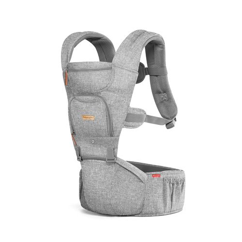 Canguru para Bebê Hipseat 0-15kgs Cinza Fisher Price - BB312