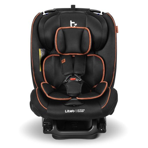 Cadeirinha Infantil para carro 0-36 kg Isofix Litet All Stages Concept Preta - BB658