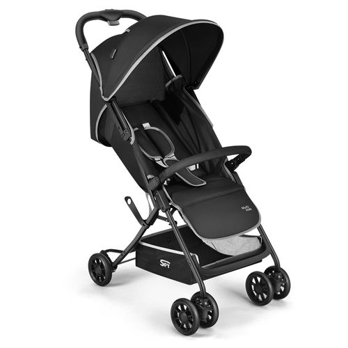 Carrinho de bebê compacto Multikids Spy 0 até 15kg Preto - BB424OUT [Remanufaturado]