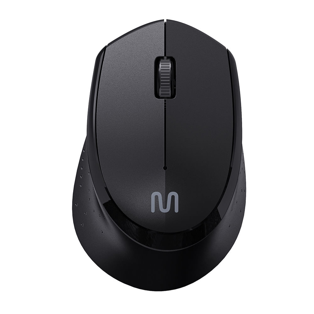 Mouse Sem Fio Emborrachado USB 2.4GHZ 1600DPI Clique Silencioso Multi (Multilaser) - MO402OUT [Remanufaturado]