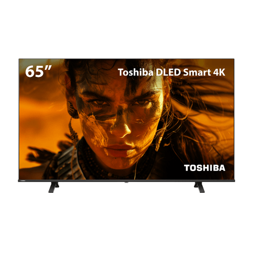 Smart TV DLED 65" 4K Toshiba VIDAA 4 HDMI 2 USB Wi-Fi