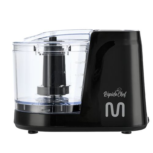 Mini Processador de Alimentos 350ml 220V 100W Preto Multi - CE077