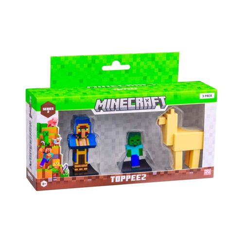 Boneco Sortido Minecraft Pack 3 Série 2 Multikids - BR2554