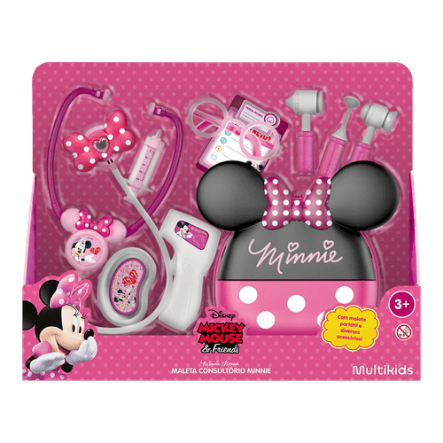 Maleta C/ Acessórios Medico da Minnie Multikids - BR2188OUT [Remanufaturado]