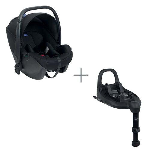 Kit Bebê Conforto Chicco Kory Essential + Base Full 360 I-Size Chicco Preto - 6087070950000K