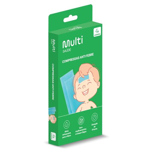 Compressa Anti Febre 4 Unidades Multi Saúde - HC636OUT [Remanufaturado]