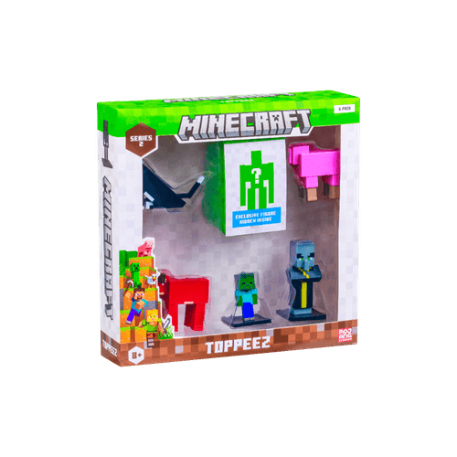 Figura Sortidas Minecraft 3D Pack 6  Série 2 Multikids - BR2555