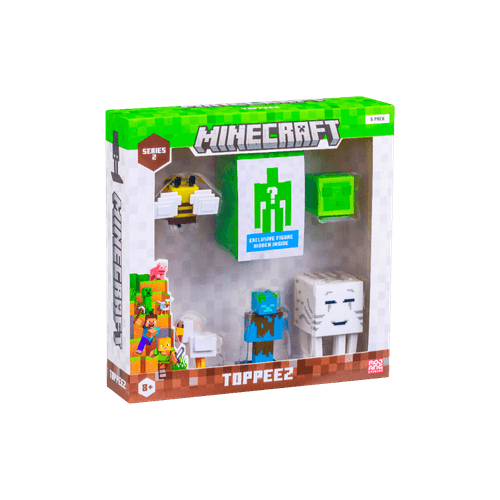 Figura Sortidas Minecraft 3D Pack 6  Série 2 Multikids - BR2555