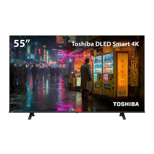 Smart TV DLED 55" 4k Toshiba VIDAA 3 HDMI 2 USB Wi-Fi