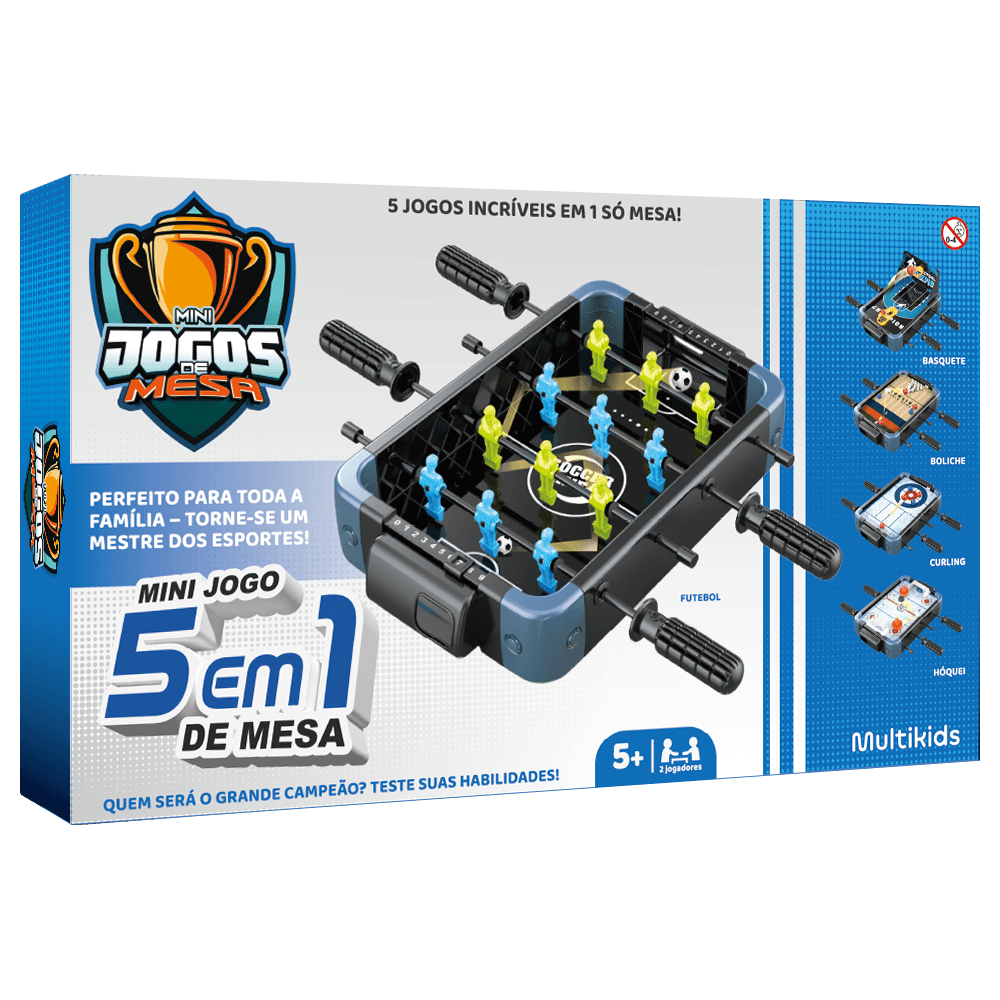 Encontraproduto.com.br - Kit De Jogos De Mesa 5 em 1 - BR2492