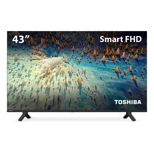 Smart Tela DLED 43" Full HD Toshiba 43V35KB VIDAA 2 HDMI 2 USB Wi-Fi - TB008OUT [Remanufaturado]