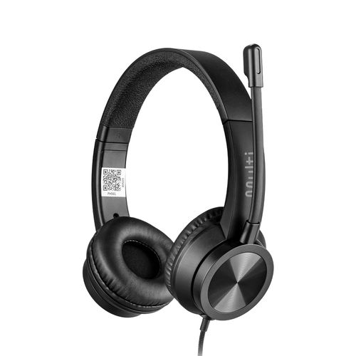 Headset com Fio HF1100 USB/USB-C Preto Multi - PH501OUT [Remanufaturado]