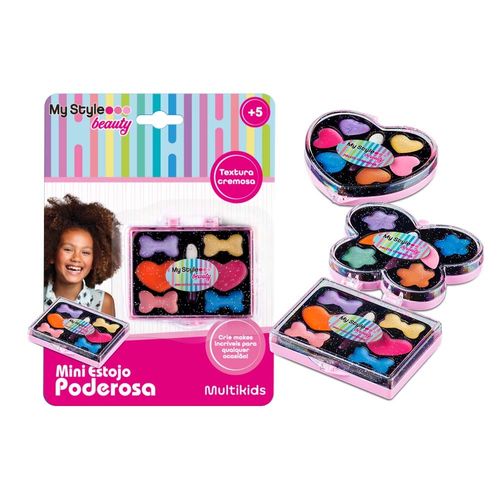 Estojo de Maquiagem Infantil My Style Beauty Mini Estojo Poderosa +5 Anos Multikids - BR1328
