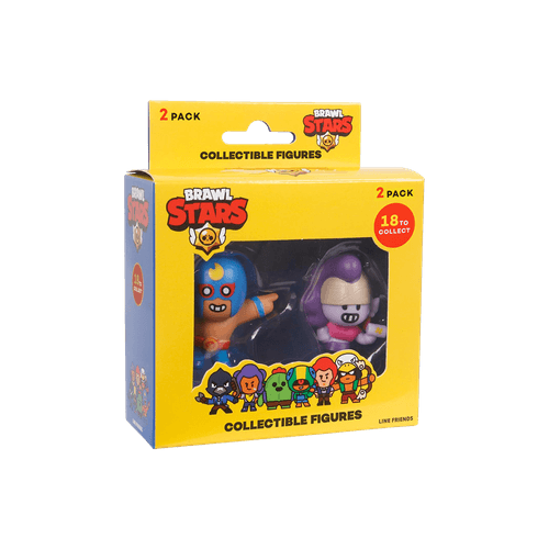 Bonecos Brawl Stars 2 Pack Sortido Multikids - BR2365OUT [Remanufaturado]