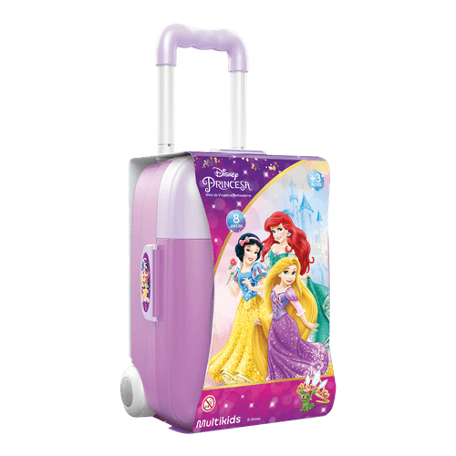 Mala de Viagem e Penteadeira 2 em 1 Princesas Disney Multikids - BR2192