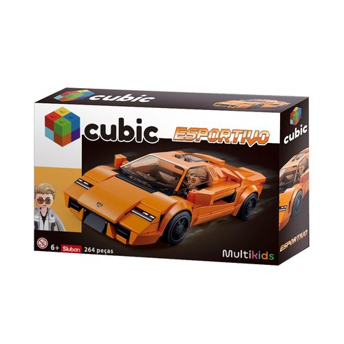 Bloco de montar Carro de Corrida com 264 Pcs Multikids - BR2283