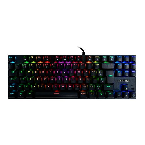 Teclado Gamer Mecânico Royal Cross Preto Warrior - TC312