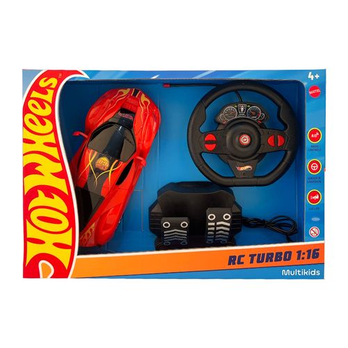 Carro de Corrida de Controle Remoto Hot Wheels Multikids - BR2444OUT [Reembalado]