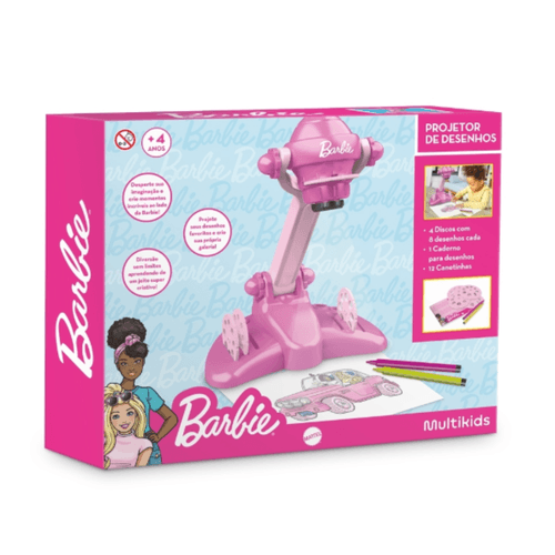 Projetor de Desenhos Barbie Multikids - BR2399OUT [Remanufaturado]