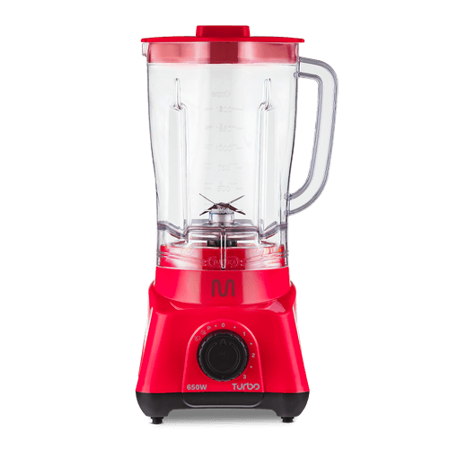 Liquidificador Turbo Vermelho 650w-127v  Multi Home - LQ653OUT [Remanufaturado]