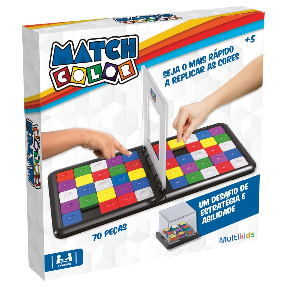 Encontraproduto.com.br - Jogo Match Color Multikids - BR1677OUT [Reembalado]