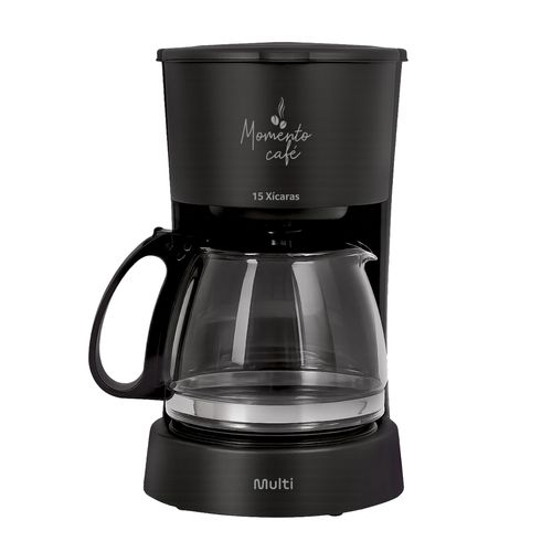 Cafeteira Elétrica 15 Xícaras Jarra de Vidro c/ Filtro Reutilizável e Colher Dosadora 220v - 650w Multi - GO036OUT [Remanufaturado]