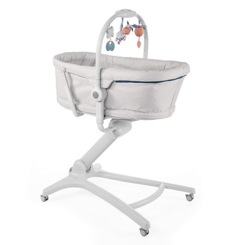 Berço Chicco Baby Hug 4 em 1 Regulável De 0 a 15kg Cinza - 8079173210610OUT [Remanufaturado]