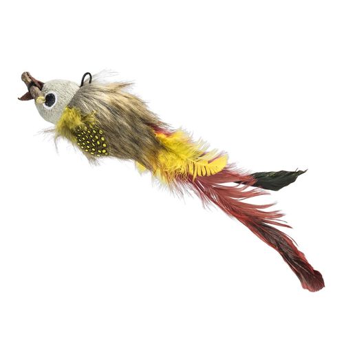 Brinquedo de Penas Para Gatos Feather Fish Amarelo Mimo - PP229OUT [Remanufaturado]