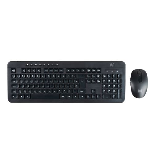 Kit Teclado e Mouse Sem Fio Multi (Multilaser) Recarregável Com Bateria 200mAh - TC250OUT [Reembalado]