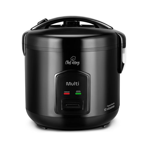 Panela De Arroz 10 Xícaras Função Manter Aquecido 127v-700w Preta Multi - GO500OUT [Remanufaturado]