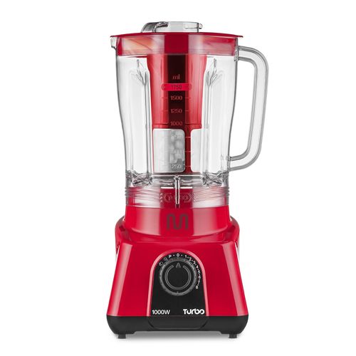 Liquidificador 2,6L Turbo Vermelho 1000w-127v com 8 Velocidades Multi - LQ1003OUT [Reembalado]
