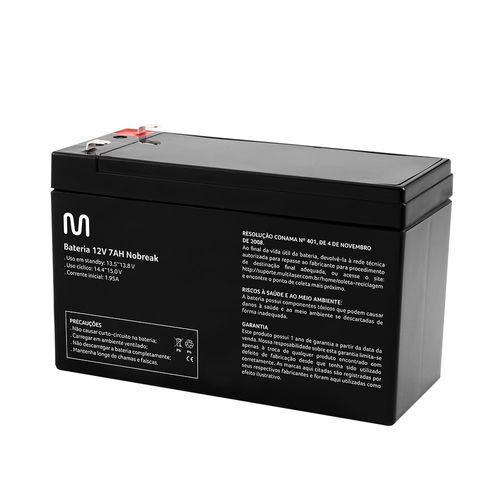Bateria Powertek 12V 7AH Para Nobreak - EN013