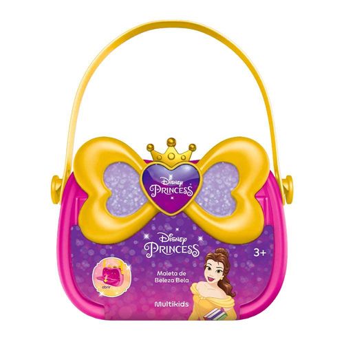 Maleta Maquiadora Bela Disney Princesas c/ Acessórios Multikids - BR1981OUT [Reembalado]