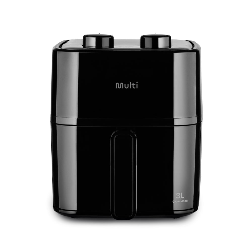 Fritadeira Elétrica Air Fryer 3L 1200W 220V Preta Multi - GO251OUT [Reembalado]