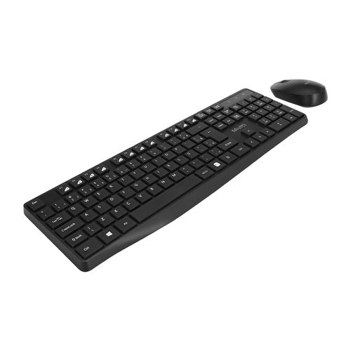 Kit Teclado e Mouse Sem Fio com Teclas Multimídia Preto Multi - TC612