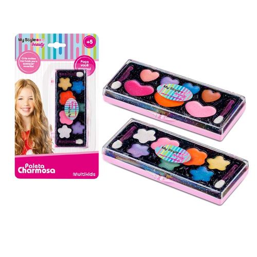Paleta de Maquiagem Infantil My Style Beauty Paleta Charmosa +5 Anos Multikids - BR1329OUT [Reembalado]