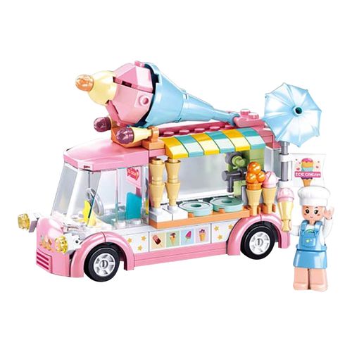 Blocos de Montar Carrinho de Sorvete Cubic 145 Pcs Multikids - BR2279OUT [Reembalado]