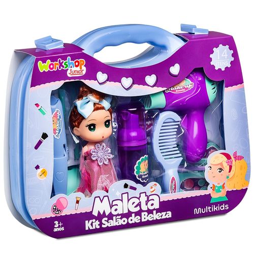 Maleta Kit Salão de Beleza Workshop Jr Multikids - BR2008OUT [Reembalado]