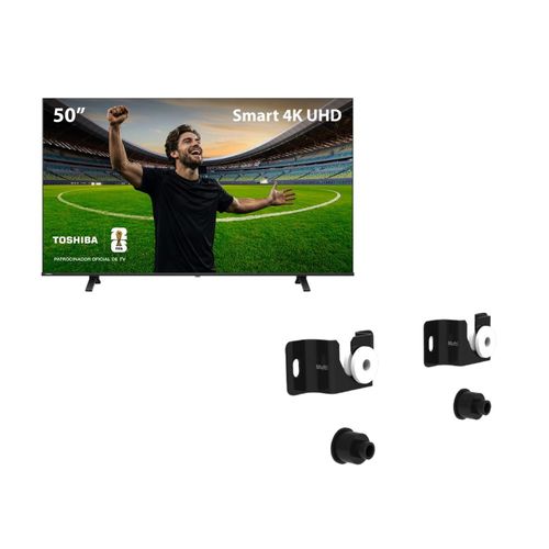 Kit Smart TV DLED 50 4K Toshiba + Suporte Universal para TV Multi 13 a 100 - TB029M1K