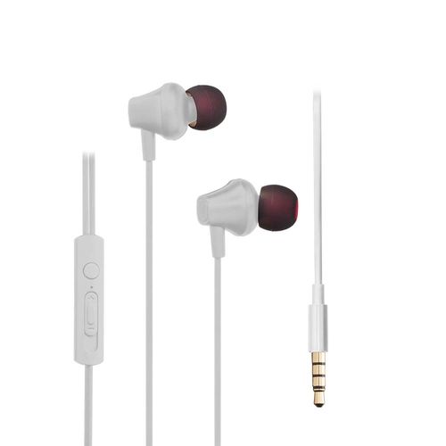 Fone de Ouvido Intra-Auricular Pulse PowerBass Branco com Fio - PH331OUT [Reembalado]