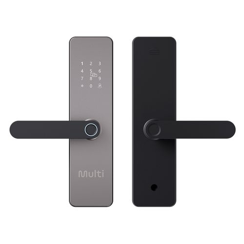 Fechadura Eletrônica Smart Cinza Multi - SE242