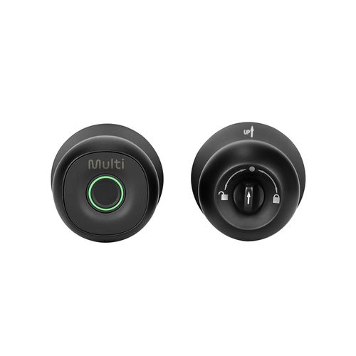 Fechadura Biométrica Smart Bluetooth Preta Multi - SE243