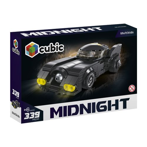 Blocos de Montar Cubic Carro Midnight 339 Peças Multikids - BR2626