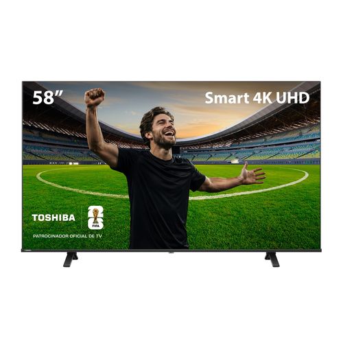 Smart TV DLED 58" 4K Toshiba 58C350NS VIDAA 3 HDMI 2 USB Wi-Fi - TB031MOUT [Reembalado]