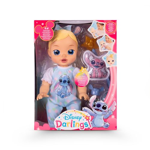 Boneca Disney Darlings Stitch Lilo & Stitch com Sons Reais e Luzes Multikids - BR2601