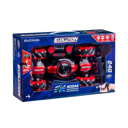 Evolution Car R/C Torsional Vermelho Multikids - BR1646